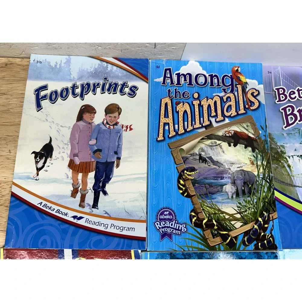 Abeka 3rd Grade Reading Set 10 Readers, pilgrims progress, Maple, Heroes